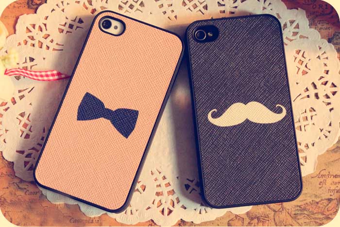 Moustache / Bow Tie Iphone 4/4s Case
